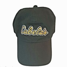 Cabelas Baseball Cap Hat Dark Green Yellow Embroidered Adjustable - £13.44 GBP