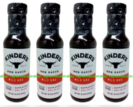 (LOT 4) NewKinder'sPremium Quality Mild BBQ Sauce 15.3 oz Ea Food Spices SEALED - $32.66