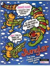 Jungler Arcade FLYER Original Unused Video Game Paper Artwork Sheet 1982... - $43.23