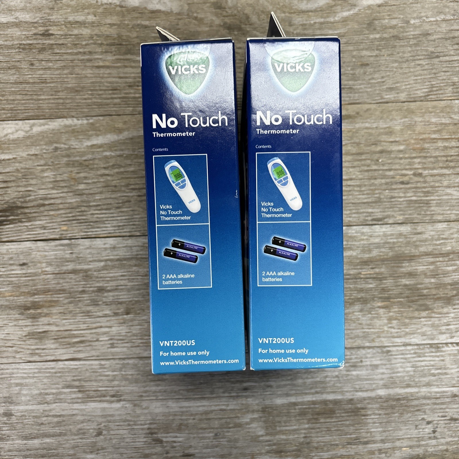 2 Vicks No Touch 3-n-1 Thermometer Professional Accuracy Measures Food & Bath Item image 2