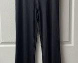 Hane&#39;s Straigth Leg Yoga Pants  Black Womens Size Medium Cotton Spandex ... - $13.74