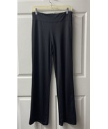 Hane&#39;s Straigth Leg Yoga Pants  Black Womens Size Medium Cotton Spandex ... - £10.88 GBP