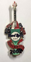 2001 Hard Rock Cafe ORLANDO Happy New Year Guitar Pin - $6.95