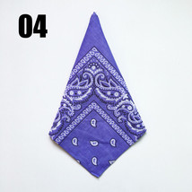 Men Square Scarf Hip Hop Bandana Head Towel Neck Hair Band Turban 55CM #4 - £7.86 GBP