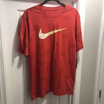 Nike Men’s Swoosh Basketball T-Shirt Men’s size Large Red - $23.00