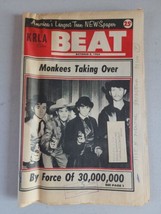 KRLA BEAT NEWSPAPER VOL 2 No 25 October 8, 1966-Monkees Taking Over By F... - $24.74