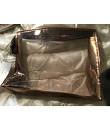 Victoria&#39;s Secret Pink Clear Zippered Makeup Cosmetic Bag NEW - £5.42 GBP