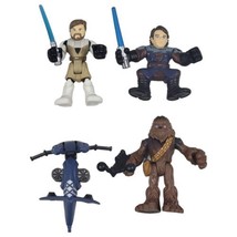 Star Wars Playskool Galactic &amp; Jedi Force Heroes Lot of 3 - Hasbro 2008/2011 - £14.76 GBP