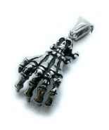 Skeleton Hand w/Skull Pendant - £31.52 GBP