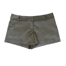 Akira Chicago Brown Satin Mini Shorts Cotton Blend Size Small Women&#39;s - $40.64