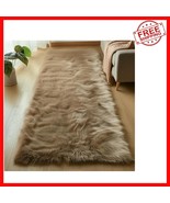 Cozy 2x6 Fluffy Faux Sheepskin Rug - Perfect for Living Room and Bedroom... - $66.10 CAD