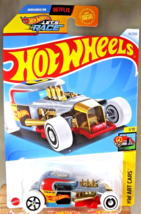 2024 Hot Wheels #61 HW Art Cars 1/10 MOD ROD Silver w/White Wheels Black 5-AD Sp - $8.00