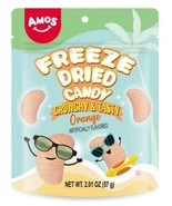 2 bags of Amos Orange Freeze Dried Candy 2.01 oz each - $259.47 MXN
