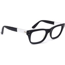 Bausch Lomb (B&amp;L) Eyeglasses 5 1/2 Aluminum Black Rectangular 46[]16 140 Vintage - £135.88 GBP