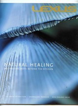Lexus Magazine Issue 1 Winter 2003 Natural Healing Maine Attraction New ... - $14.85