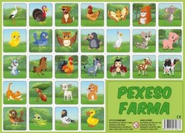 Memory Game Pexeso Cute Farm Animals (Find the pair!), European Product - £5.36 GBP