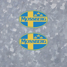 2x 4&quot; MOSSBERG Decal Sticker Vinyl Firearms Hunting Outdoor Sports Gun Logo - $4.90