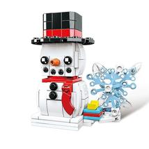 Santa Claus Building Block Set Christmas Snowman Blocks Toys Children Gift - £17.69 GBP