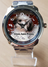 Lhsa Apso Puppy Unique Unisex Beautiful Wrist Watch Sporty - £27.94 GBP