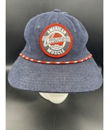 Chevrolet Camaro Z28 Hat American Muscle Circle Patch Navy Rope Corduroy Cap NWT - $19.69