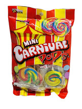 Mini Carnival Swirl Pops 7ct Bags By Bee Individual Wrapped Lollipops-2.... - $11.76