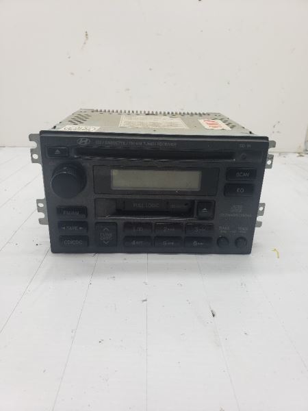 Audio Equipment Radio Am-fm-stereo-cd-cassette Fits 01-06 SANTA FE 697134 - $41.46