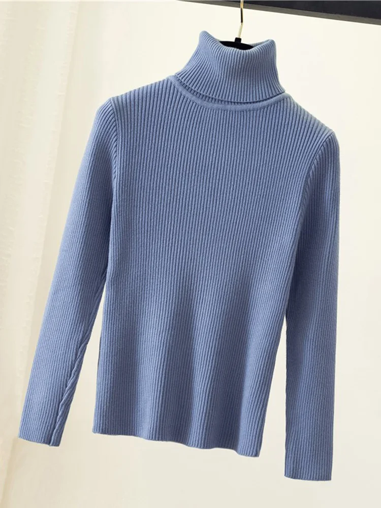 Sporting Women TurtleAk Knitted Sweaters Spring Autumn Thick Long Sleeve Slim St - £23.90 GBP