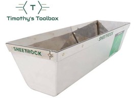 USG Sheetrock Tools Matrix Stainless Steel 12&quot; Mud Pan with Reinforced Band - £26.85 GBP