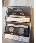 TDK SAX 90 SA90 Cassette Tape lot of 2 Recorded on once WBJB FM 1991 - £11.63 GBP