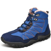 New 2021 men winter boots thick  snow boots outdoor shoes man high top winter sh - £57.59 GBP