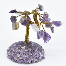 Polished Amethyst Gemstone Miniature Gem Tree Mini Gemtree - $17.81