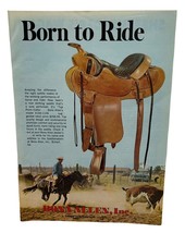 Bona Allen Saddles Vintage Print Ad 1970 Born to Ride Buford GA - £8.82 GBP