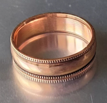 Solid Pure Copper Minimalist Healing Ring, Handmade, Unisex, Band Ring - £12.11 GBP+