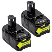 2Packs 6.0Ah 18V Replacement Battery For Ryobi 18V Lithium Battery P102 ... - $80.99