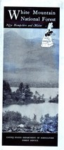 White Mountain National Forest New Hampshire and Maine. -1950&#39;s Broshure - £1.72 GBP