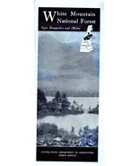 White Mountain National Forest New Hampshire and Maine. -1950&#39;s Broshure - $2.25