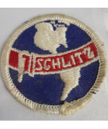 SCHLITZ SEW ON PATCH VINTAGE COLLECTOR BEER BREWERIANA WEAR BREWERY GLOB... - $31.51 CAD