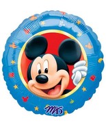 Mickey Mouse Portrait Round Foil Mylar Balloon 1 Count Birthday Party De... - €2,95 EUR