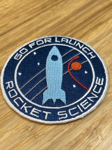 NEW NASA Go For Launch Rocket Science Patch Space Program KG JD - $9.90