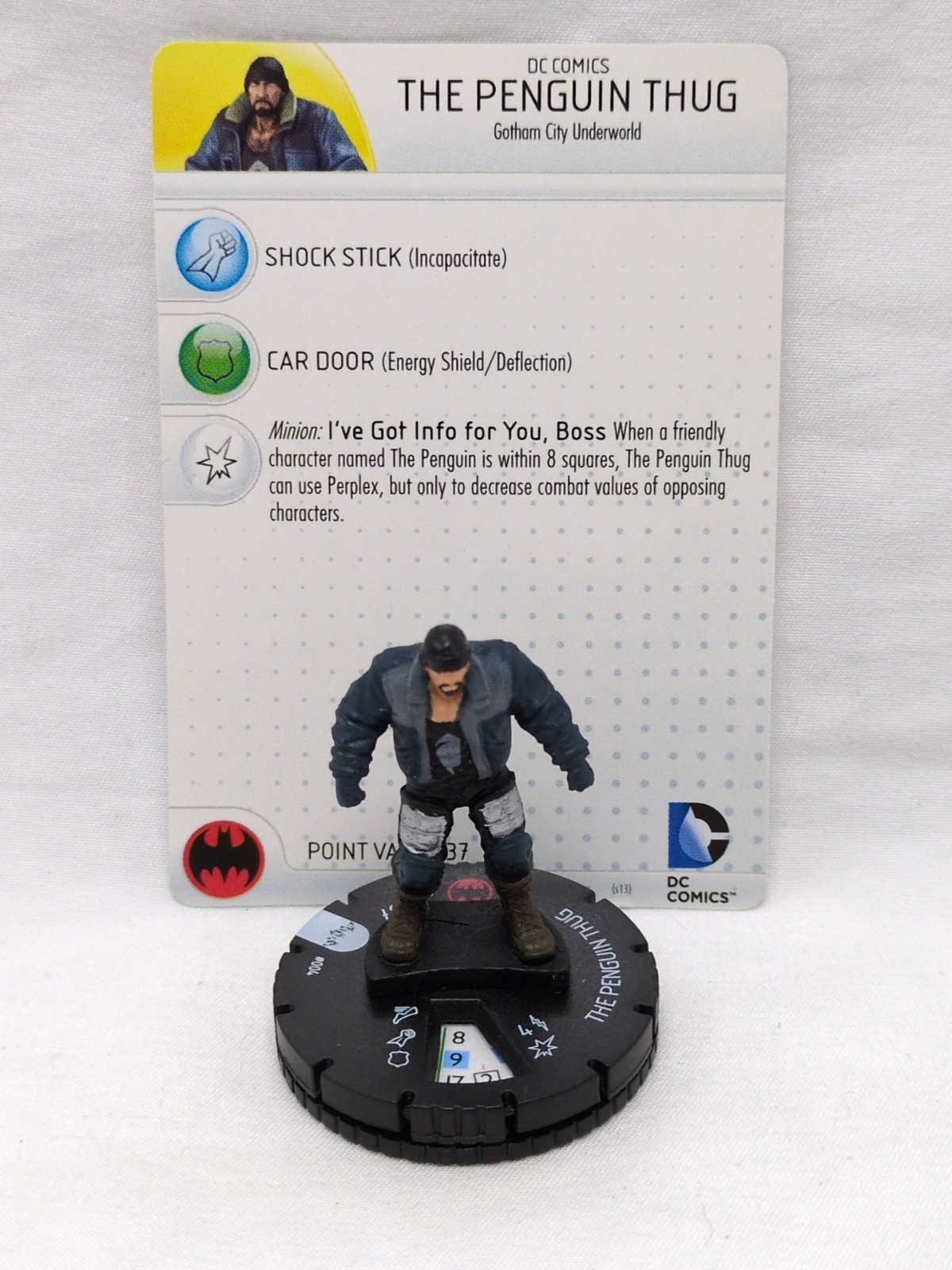 The Penguin Thug Arkham Origins Heroclix Figure #004 With Card - $8.90