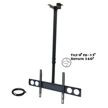 MegaMounts Heavy Duty Tilting Ceiling Televeision Mount for 37&quot; to 70&quot; LCD, L... - £75.47 GBP