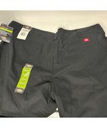 NWT Dickies Women's Black Flex Twill Work Pants 22 R Women New Slim Fit Boot Cut - $18.73