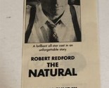 The Natural Tv Guide Print Ad Robert Redford TPA15 - £4.65 GBP