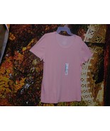 WOMEN&#39;S SHORT SLEEVE SEMI-FITTED CREW NECK TEE BY TIME &amp; TRU / SIZE XL (... - £3.93 GBP