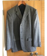 Men&#39;s Grey Herringbone Jacket by Andrew Fezza Size 42 Regular. VGC - £29.03 GBP