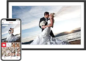 15.6&#39;&#39; Digital Picture Frame With 1920X1080 Ips Touch Screen, 32Gb Frame... - $555.99
