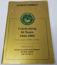 Decatur First Church of the Nazarene 50th Anniversary Program 1993 Illinois - $15.15