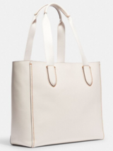Coach Soft Leather Derby Tote Chalk Ivory White 58660 Gold NWT $350 Retail Y - £106.01 GBP