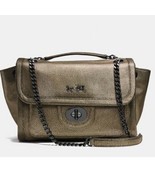 COACH F33553 Ranger Flap Crossbody Metallic Leather w/ Dust Bag Shoulder... - $245.50 CAD