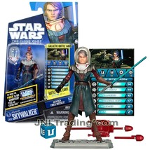 Yr 2010 Star Wars Galactic Battle Game Clone Wars Figure Anakin Skywalker CW07 - £31.57 GBP